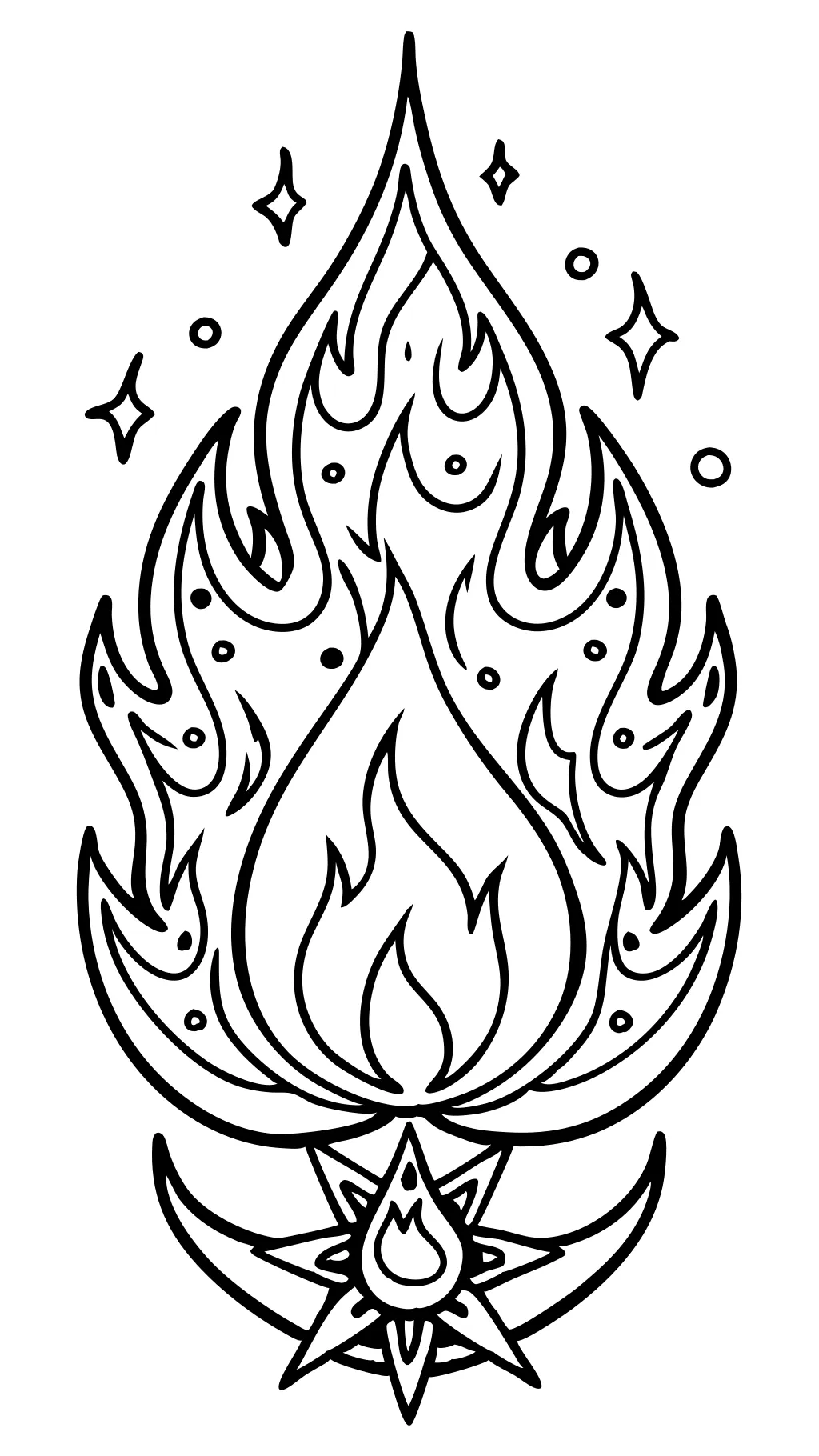 coloring pages of fire